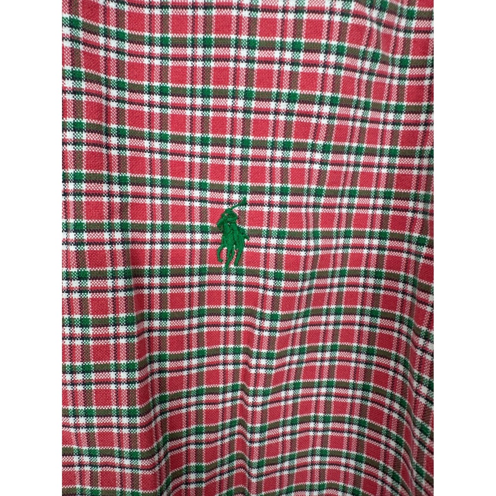 Ralph Lauren Custom Fit Plaid Long Sleeve Button Down‎ Shirt Men's XL - Picture 2 of 5